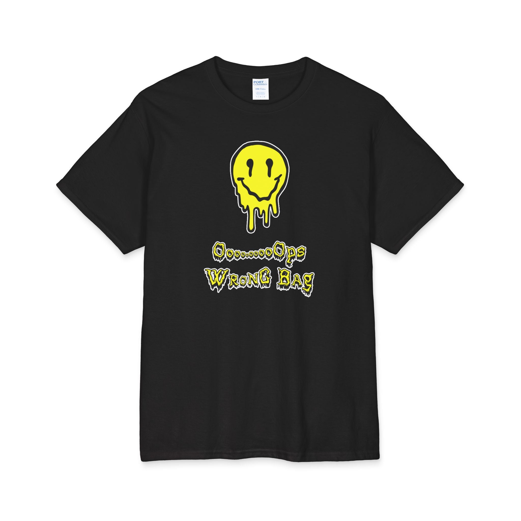Oops! Wrong Bag Funny Cotton Tee — 100% Cotton Casual Graphic T-Shirt