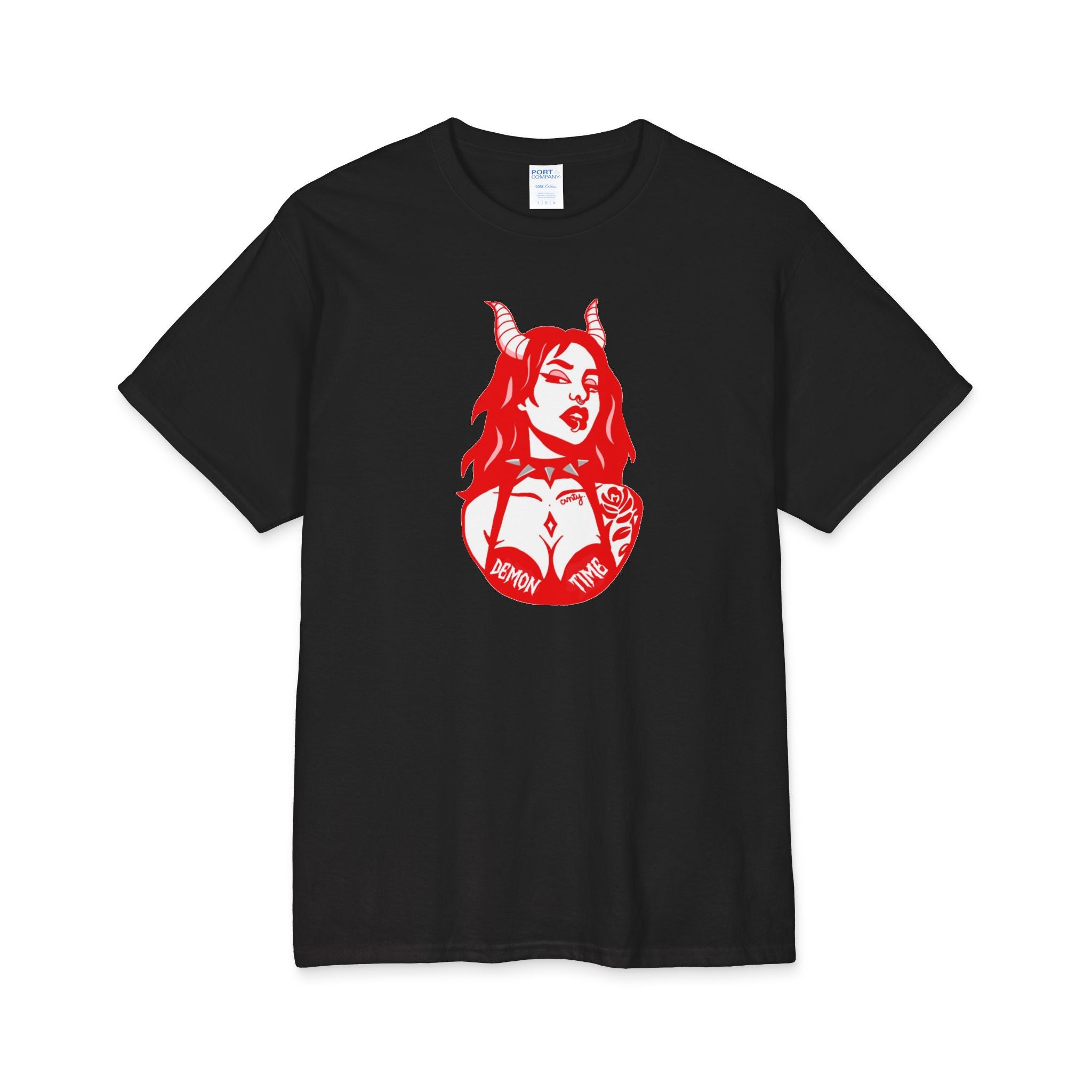 Devil Girl "CVNTY" Cotton Tee Graphic Cotton T-Shirt