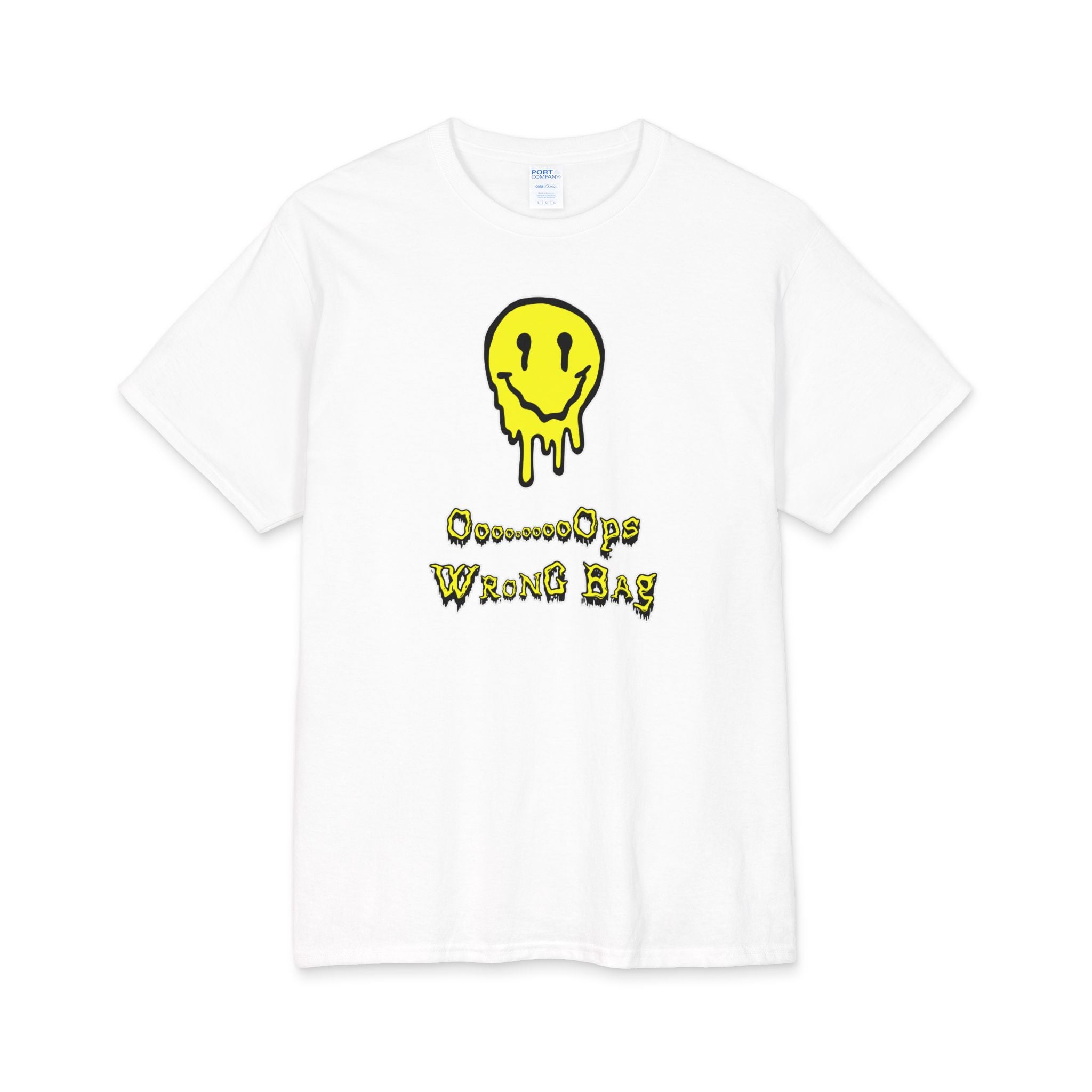 Oops! Wrong Bag Funny Cotton Tee — 100% Cotton Casual Graphic T-Shirt